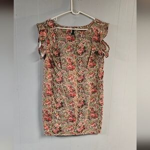 Handmade Paisley Print Shift Dress